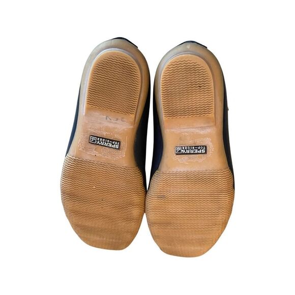 Sperry’s Women's Saltwater Duck Boot • Tan/Navy • Size 5 - Picture 12 of 13